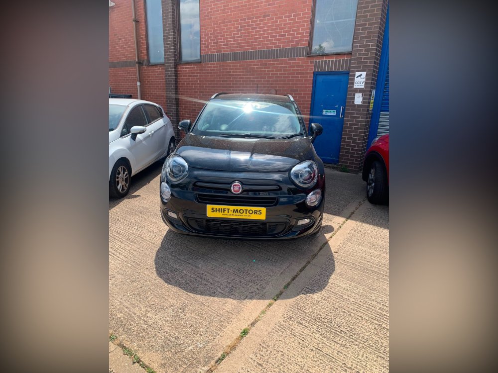 Black 2017 Fiat 500X 1.4 MultiAir S-Design SUV 5dr Petrol Manual Euro 6 s/s 140 ps in LEICESTER