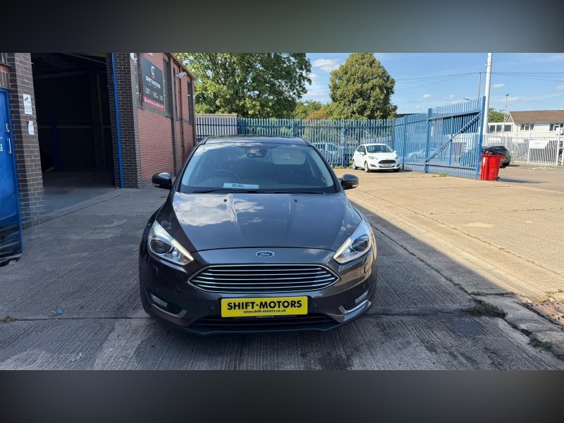 Grey Ford Focus 1.0T EcoBoost Titanium X Hatchback 5dr Petrol Manual Euro 6 s/s 125 ps