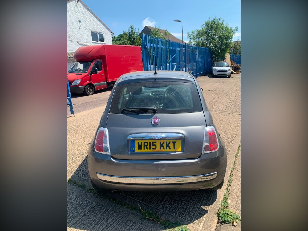 Grey Fiat 500 0.9 TwinAir Lounge Hatchback 3dr Petrol Manual Euro 6 s/s 105 ps