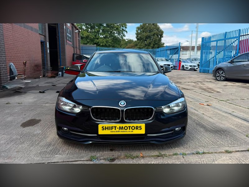 Black BMW 3 Series 2.0 320d Sport Saloon 4dr Diesel Manual Euro 6 s/s 190 ps